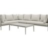 Redmond Outdoor Luxury Lounge Suite with Coffee Table - Taupe at online8 furniture store Auckland