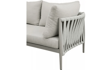 Redmond Outdoor Luxury Lounge Suite with Coffee Table - Taupe at online8 furniture store Auckland