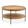 Reflect 2 Tier Coffee Table 80cm at online8 furniture store Auckland