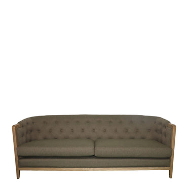 Regal Lounge Suite 3+1+1 in Dark Coffee - the 207cm 3 seater sofa on a History Oak frame