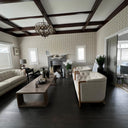 Regal Tufted 3 Seater Sofa in crisp cream performance polyester, stain-resistant