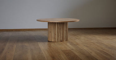 Regency Oak Round Pedestal Dining Table at online8 furniture store Auckland
