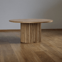 Regency Oak Round Pedestal Dining Table at online8 furniture store Auckland