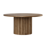 Regency Oak Round Pedestal Dining Table at online8 furniture store Auckland