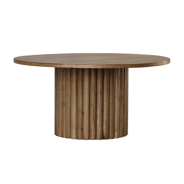 Regency Oak Round Pedestal Dining Table at online8 furniture store Auckland