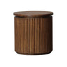 Regency Side Table Round - Old Elm at online8 furniture store Auckland