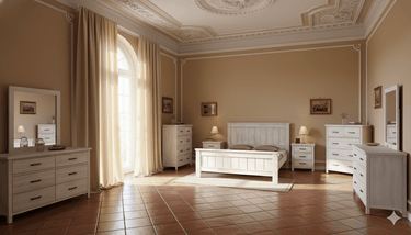 Regent Bedroom Suite - 5Pcs at online8 furniture store Auckland