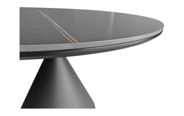 Remi Ceramic top Dining Table - Black at online8 furniture store Auckland