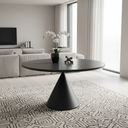 Remi Ceramic Top Round Dining Table at Online8 Furniture Auckland NZ