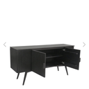Remy Buffet Table 2 Door - Black at online8 furniture store Auckland
