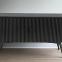 Remy Buffet Table 2 Door - Black at online8 furniture store Auckland