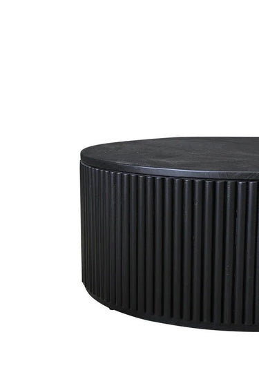 Remy Round Coffee Table - Black at online8 furniture store Auckland