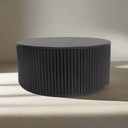 Remy Round Coffee Table - Black at online8 furniture store Auckland