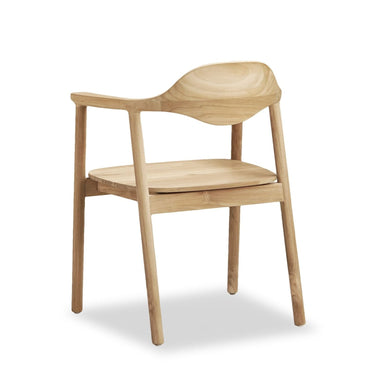Remy Teak Armchair | Dining Chair - Natural at online8 furniture store Auckland