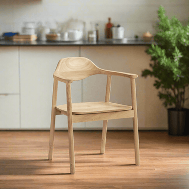 Remy Teak Armchair | Dining Chair - Natural at online8 furniture store Auckland