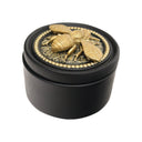 Resin Beed Box - Black/Gold at online8 furniture store Auckland