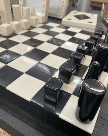Resin Chess Set | Board Game at online8 furniture store Auckland