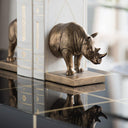Rhino Bookends - Gold at online8 furniture store Auckland