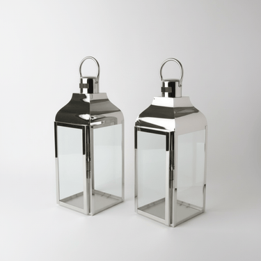 Rick Stainless Steel Lantern at online8 furniture store Auckland