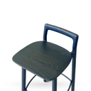 Riga Bar Chair - Black at online8 furniture store Auckland