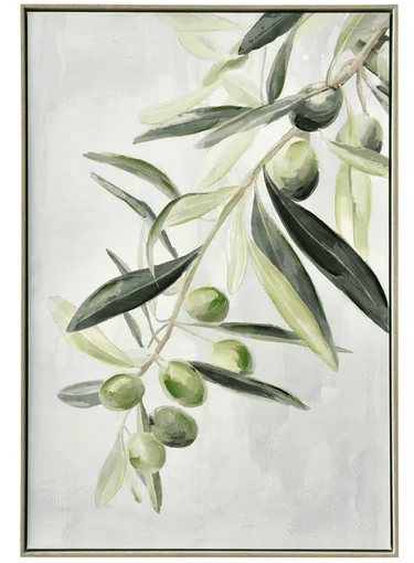 Right Olive Branch Painting63x93 cm at online8 furniture store Auckland