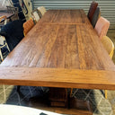 Rivas Reclaimed Elm Dining Table  - 3000mm at online8 furniture store Auckland