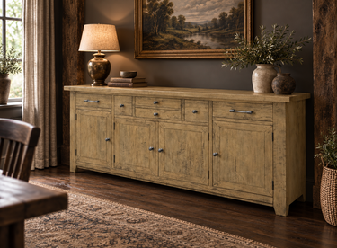 Bosquet 4 Door & 6 Drawer Buffet Table-2160cm