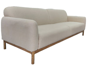 Carlos 3 Seat Sofa - Natural Linen