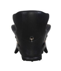 Stallion Leather Armchair - Belon Black