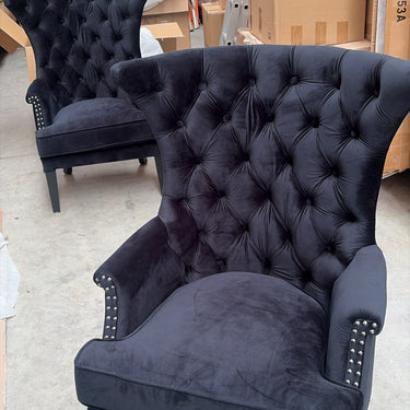 Arthur Tufted Wingback Armchair