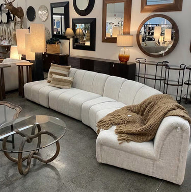 Milo Modular Sofa - Ivory Fleck