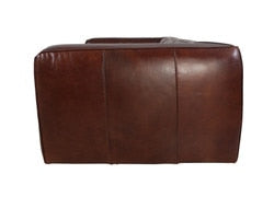 Hampshire 3 Seater Leather Sofa: Vintage Cigar