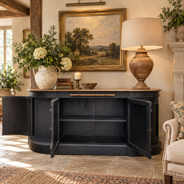 Bastian 4 Door Curved Sideboard - 2100mm