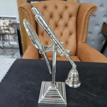 Allure Magnifying Glass With Letter Opener & Candle Snuffer