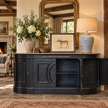 Bastian 4 Door Curved Sideboard - 2100mm