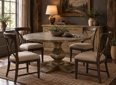Bosquet Pedestal Round Dining Table 1520