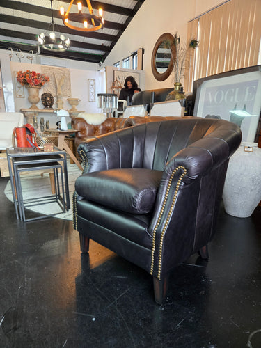 Roosevelt Tub Armchair Belon Black