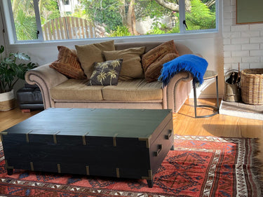 Harlequin 2 Drawer Coffee Table - Old Pine
