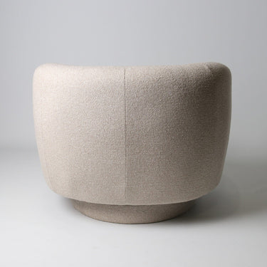 Roko Swivel Armchair – Biscotti at online8 furniture store Auckland