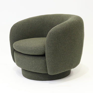 Roko Swivel Armchair – Olive at online8 furniture store Auckland