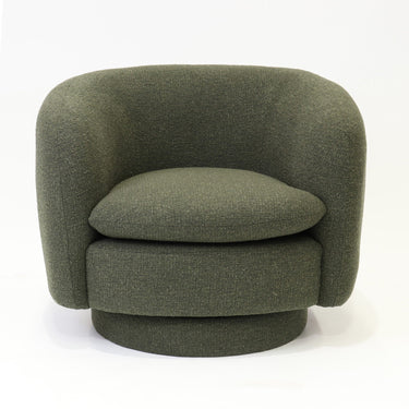Roko Swivel Armchair – Olive at online8 furniture store Auckland
