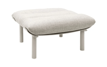 Roma Outdoor Footstool – Beige at Online8 Furniture Auckland NZ