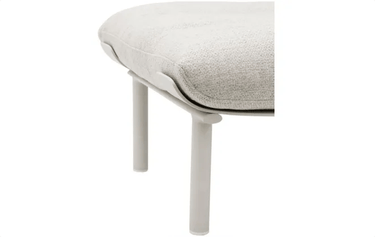 Roma Outdoor Footstool – Beige at Online8 Furniture Auckland NZ