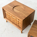 Rosen Bedside Table with Swivel Top at online8 furniture store Auckland