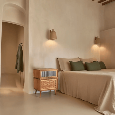 Rosen Bedside Table with Swivel Top at online8 furniture store Auckland