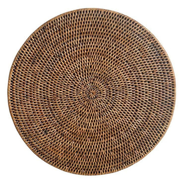 Round Rattan Placemat 40cm at online8 furniture store Auckland
