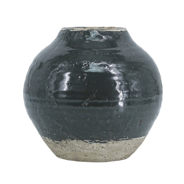 Round Vase Dark Green at Online8 Furniture Auckland NZ