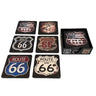 Route 66 Coasters Set/6 at online8 furniture store Auckland