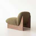Roux Lounge Chair - Olive at online8 furniture store Auckland