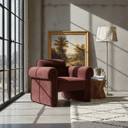 Rove Armchair - Cranberry at Online8 Furniture Auckland NZ